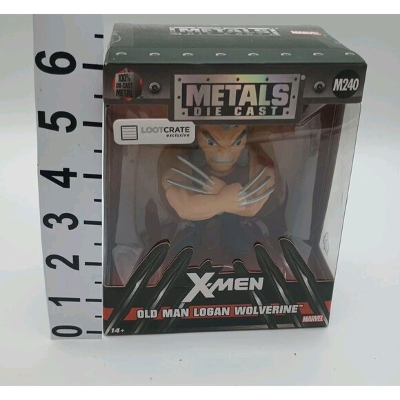 Metals Die Cast Old Man Logan Wolverine X-men NEW Loot Crate Jada Metals - Picture 6 of 6